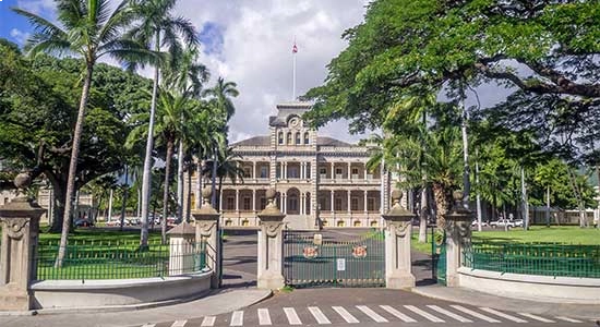Iolani Palace in Honolulu